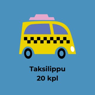 Taksilippu 20 kpl